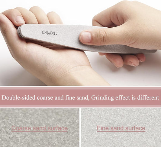 6 Pcs Nail File Nail Buffers for Natural Nails