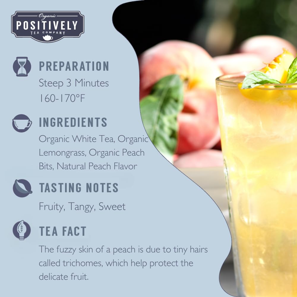 Organic Positively Tea Company, Lavender Chamomile, Herbal Tea, Loose Leaf, 16 Ounce