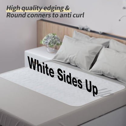 CoolShields Reusable Waterproof Bed Pads Washable Underpads 34 x 52(1 Pack)