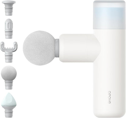 Opove M3 Mini Massage Gun for Back Pain Relief, with Facial Mode, 7mm Amplitude, 4 Vibration Levels Ultralight Portable and Rechargeable Fascia Gun Active Recovery Women Presents