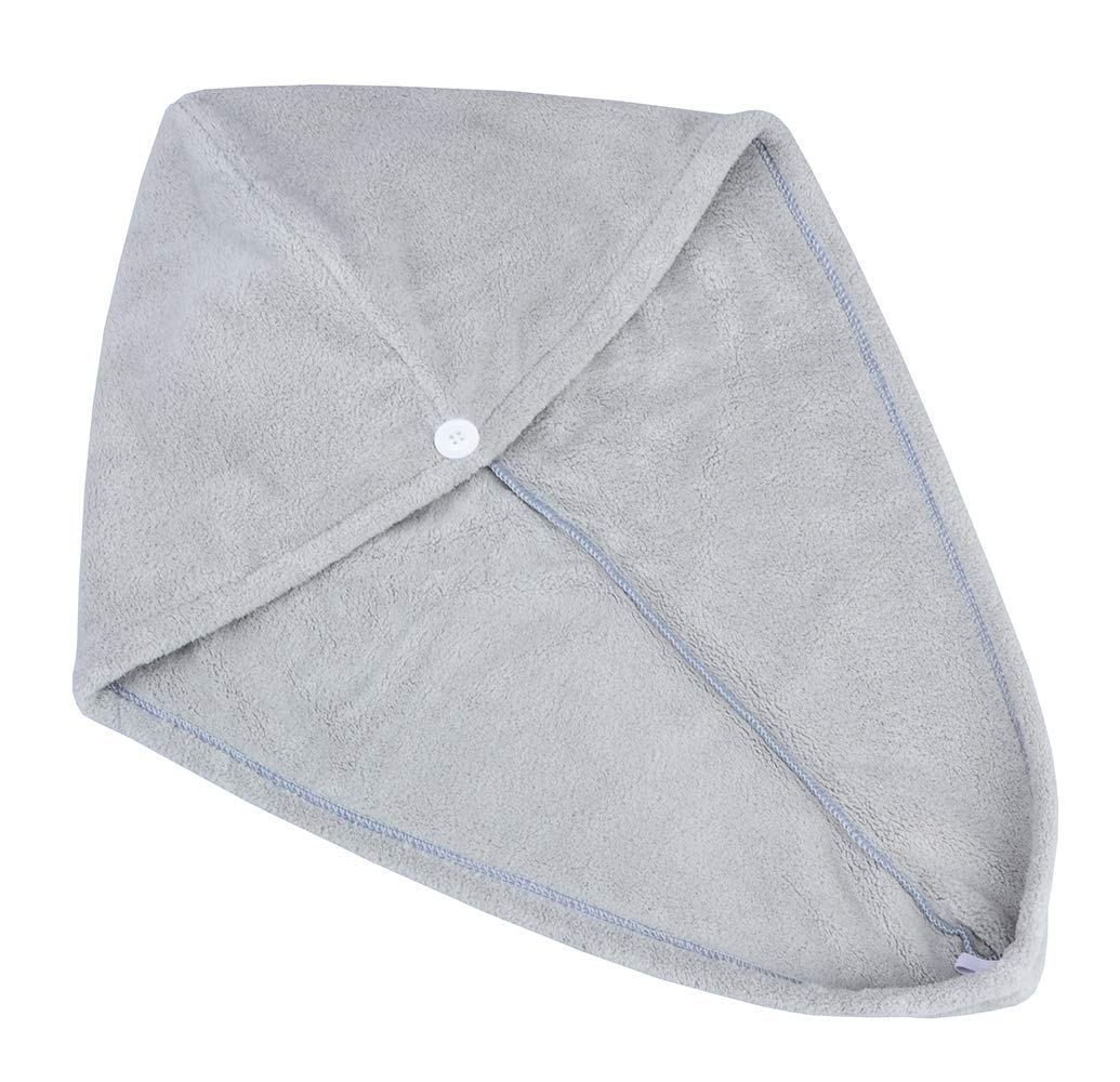 HOPESHINE Hair Towel Twist Microfiber Bamboo Fabric Women's Soft Shower Towels for CurlyHair Turban Wrap Drying Cap Great Gift for Girls 3-Pack