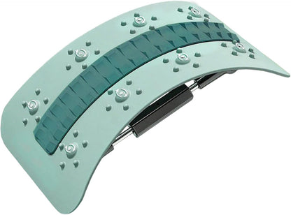 Back Stretcher Device, Multi-Level Back Support Adjustable, Spinal Board Massager with Curved Design, Stretching Equipment Tool Relieves Tension, for Daily Stretching and Relaxation
