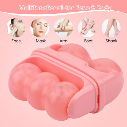 Fronnor Ice Roller for Face,Eyes,Cooling to Tighten Brighten Complexion, Soothing Skin Care Tool, Massager Under Eye Puffiness,Gift for Women
