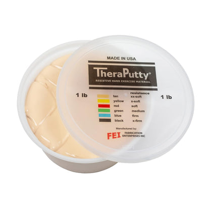 CanDo TheraPutty Scented Hand Exercise Putty For Rehabilitation, Exercises, Hand Therapy, Occupational Therapy, Banana Yellow X-Soft 2oz