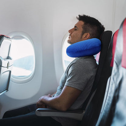 Neck Pillows for Sleeping Travel Pink Travel Pillow Comfortable U Shape Memory Foam Pillows Neck and Head Support Portable Travel Neck Pillow Suitable for Planes, Trains, Self-Driving Cars