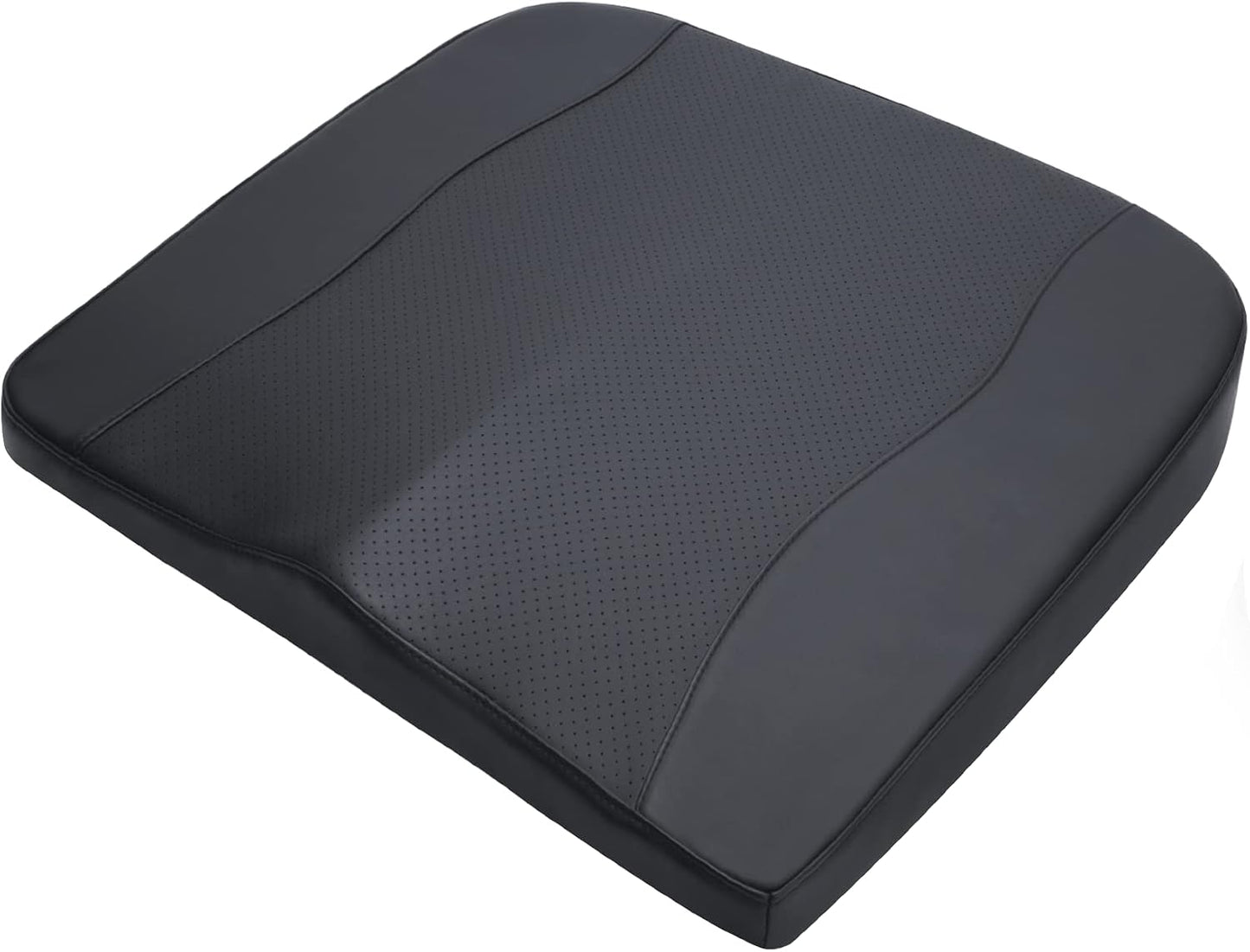 Lofty Aim Car Seat Cushion, Comfort Memory Foam Car Cushions for Driving - Sciatica & Lower Back Pain Relief, Driver Seat Pillow for Auto, Office Chair, Wheelchair - Black