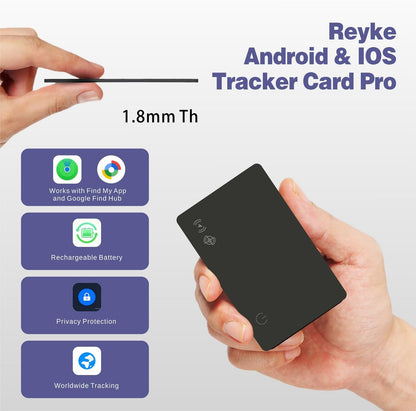 Reyke 2026 New Wallet Tracker Card-2 Pack for iOS & Android, Tracking Card