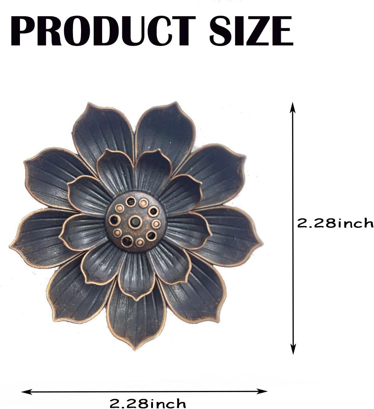 12 Pieces Incense Holder Lotus Sticks Incense Burner Cone Incense Burner Ash Catcher for Home Fragrance Yoga Sauna SPA