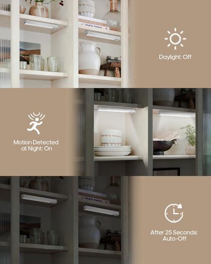 GOODEA 7" Under Cabinet Lighting with Charging Station