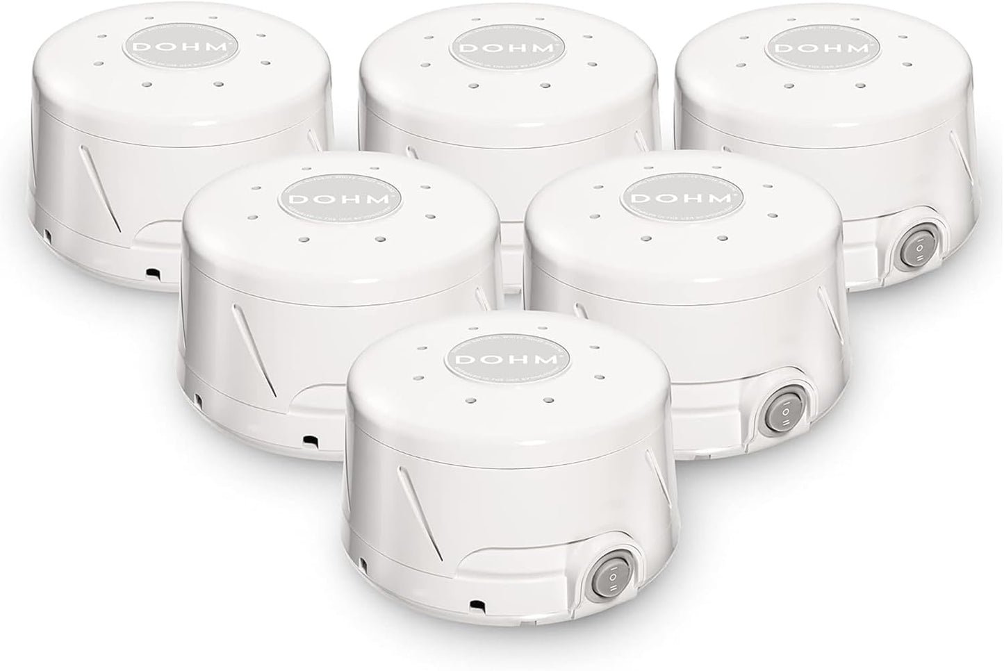 Yogasleep Dohm Classic (White) The Original White Noise Sound Machine, Soothing Natural Sounds from a Real Fan, Sleep Therapy for Adults & Baby, Noise Cancelling for Office Privacy & Meditation