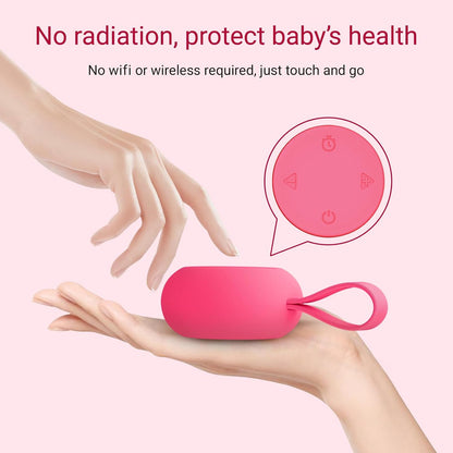 Portable Baby Sound Machine [White Noise for Babies Kids Adults][Timer Function][20 Soothing Sounds][Sleep Soother] 15 Hours Battery Life, Travel,Registry,Gifts,Shower,Clips on Baby Stroller