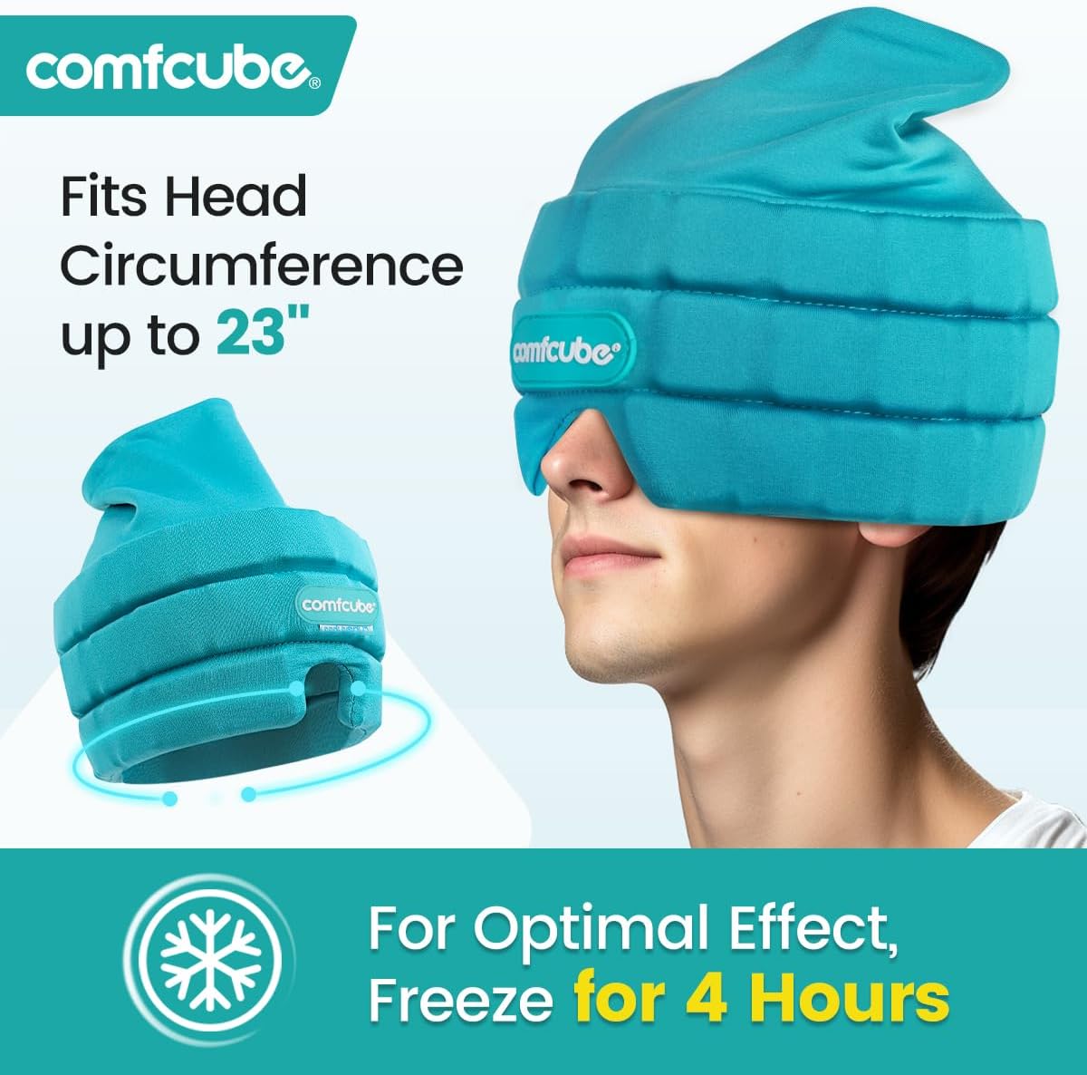 Ice Pack for Knee Pain Relief, 2 Hours Long Lasting Cold Pack for Knee Injuries, Cold Therapy Flexible Ice Pack Wrap for Knee Replacement Surgery, Swelling, ACL, Meniscus Tear