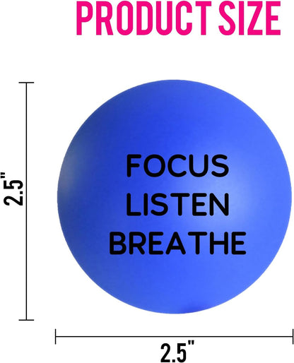 4 Pcs Motivational Stress Balls for Adults, Anxiety Relief Set