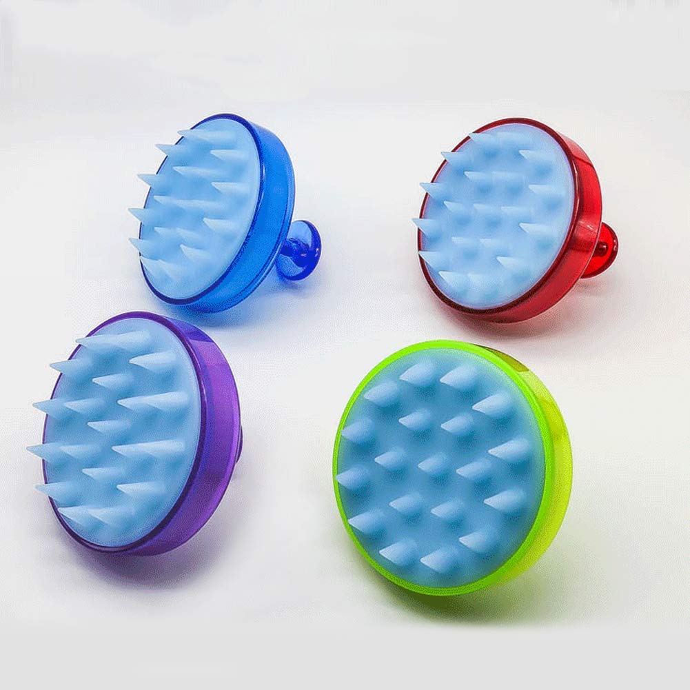 INVODA Scalp Massager Shampoo Brush Soft Silicone Bristles for Dandruff Removal & Hair Growth, Waterproof Wet/Dry Use, Men, Women & Pets