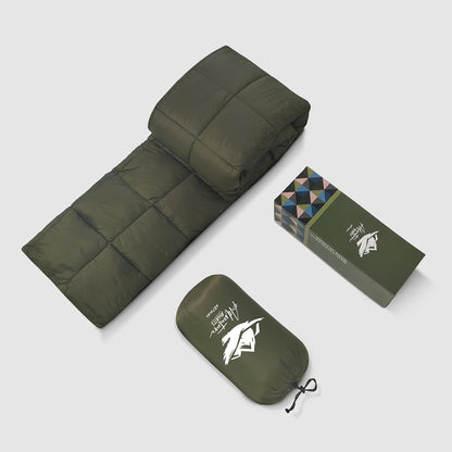 Mini Camping Blanket Lightweight Puffy Camp Blanket