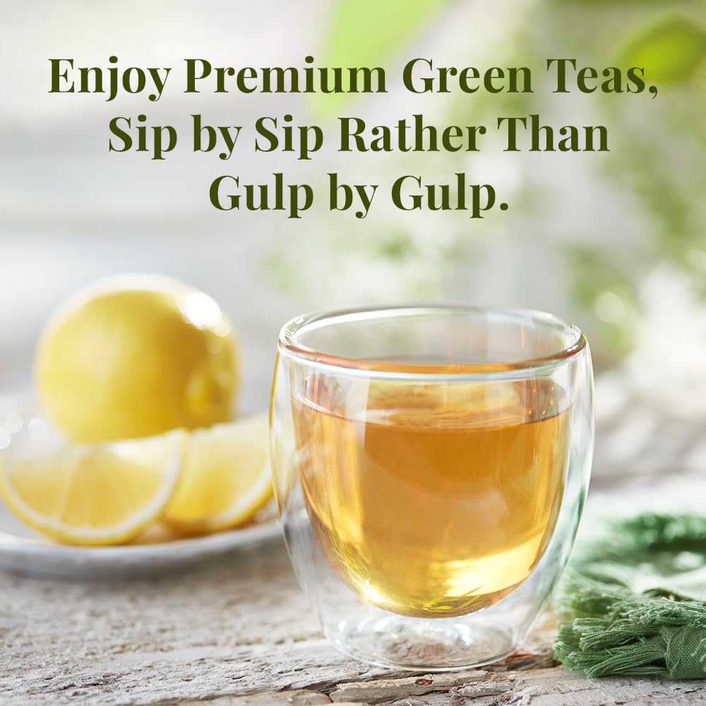 The Republic of Tea - Organic Turmeric Ginger Green Tea Tin, 50 Tea Bags, Naturally Caffeinated
