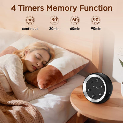 Sound Machine Baby Patter for Sleeping Cute White Noise Machine for Baby Kids Adults with 32 Soothing Sounds 32 Volume Levels Brown Noise Machine with 4 Timer Memory Funtion for Travel Office Privacy