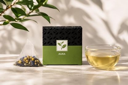 Pure And Easy Tea, Serenity Herbal Tea Flight Sampler, 15-Count Whole-Leaf Caffeine-Free Variety, Designed to Restore Calm & Balance, BPA-Free Plant-Based Tea Bags, Premium Wellness Gift Box (49.5g)