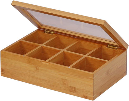 Oceanstar Bamboo Tea Box