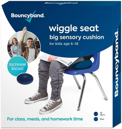 Bouncyband – Wiggle Seat – Purple, 13” D – Large Sensory Cushion for Kids