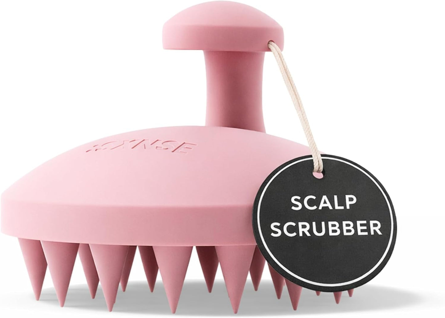 SXNSE - Revive Silicone Scalp Massager, Arctic - Manual Hair & Scalp Scrubber for Dandruff, Buildup, Itch, & Hair Growth - Soft Exfoliating Silicone Bristles for Wet & Dry Hair, Flake-Free Finish