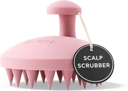 SXNSE - Revive Silicone Scalp Massager, Arctic - Manual Hair & Scalp Scrubber for Dandruff, Buildup, Itch, & Hair Growth - Soft Exfoliating Silicone Bristles for Wet & Dry Hair, Flake-Free Finish