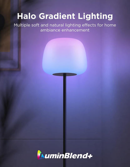 Govee Lantern Floor Lamp, Halo Gradient RGBIC Smart Corner Lamp for Bedroom