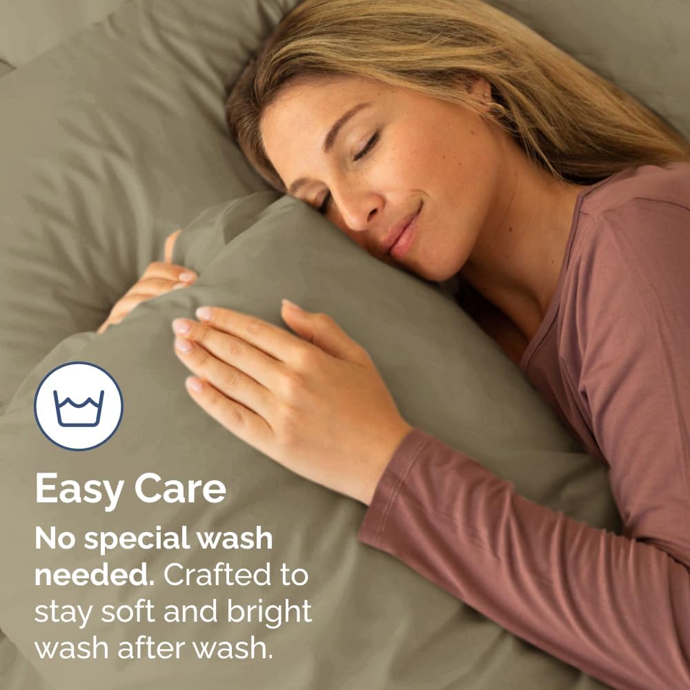 Standard Pillow Cases Set of 10 - Ultra Soft Hotel Quality Pillowcase Covers - Comfy, Cozy & Wrinkle Free - Shrink, Stain and Fade Resistant - Machine Washable Pillow Protectors - 10 Pcs Set - White - Colors B