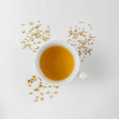CCF Tea, Organic Cumin Coriander Fennel Tea, Ayurvedic Loose Leaf Tea to support Digestion*, Caffeine free, Herbal - 4.4 oz