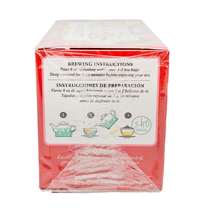 Tadin Herb & Tea Co. Hibiscus Herbal Tea. Caffeine Free. 24 Tea Bags. 1.44 oz. Pack of 3