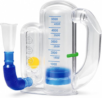 Palinoia Breathing Exercise Device, Visual Airflow Trainer for Lung Fitness