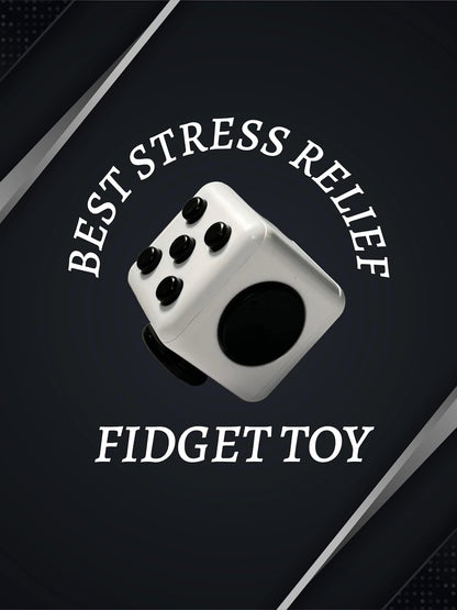 Fidget Gadget Toy - Premium Quality Stress Relief Cube Toy for Adults and Kids - Improve Focus, Relieve Anxiety, and Increase Productivity - Durable and Portable Design
