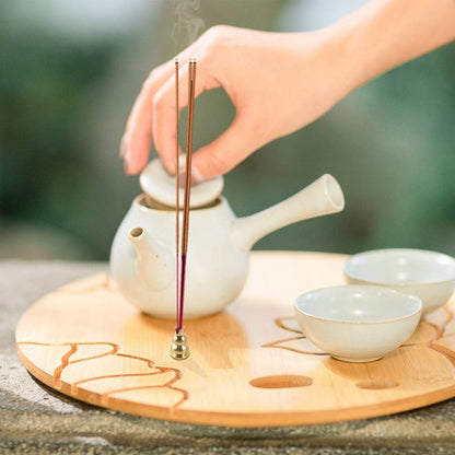 Incense Burner, Copper Incense Holder Cone Holder Gourd Incense Burner for Joss Stick, Tower Incense, Incense Coil (3 Styles)
