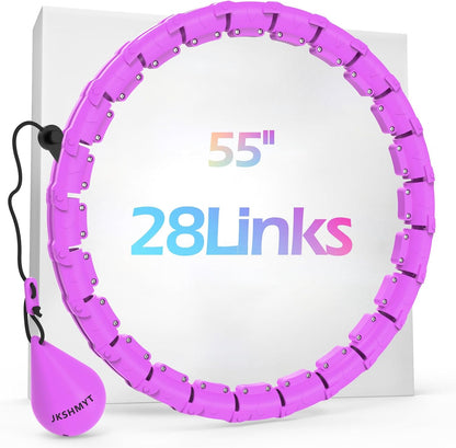 JKSHMYT Weighted Hula Circle for Adults Weight Loss, Infinity Fitness Hoop