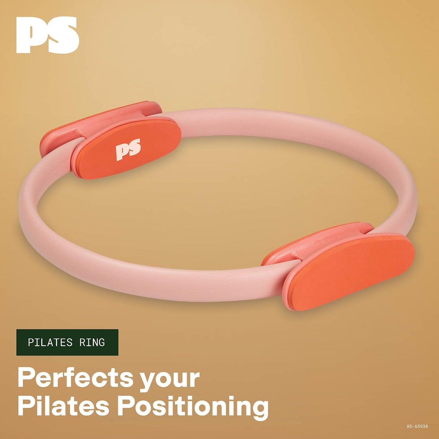 POPSUGAR Pilates Ring (15" Rose Pink/Berry, 1 lb), Dual-Grip Magic Circle Fitness Ring for Added Resistance, Tone, Sculpt & Strengthen Muscles, Pilates Ring Circle for Stretching & Home Gym Exercise