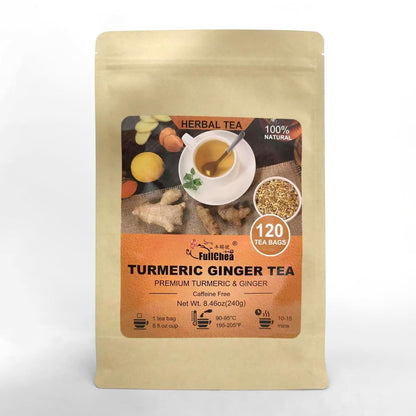 FullChea - Lemon Balm Tea Bags, 100 Count - Pure & Natural Dried Lemon Balm Leaves - Melissa Officinalis - Caffeine-free Herbal Tea for Relaxation - Non-GMO