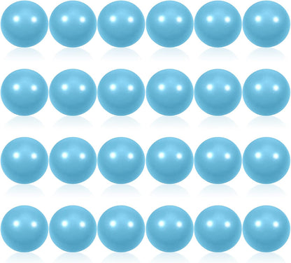 24 Pcs White Foam Stress Ball Squeeze Stress Relief Balls for Kids and Adults Hand Exercise Sensory Relief Toys for Anxiety ADHD Autism （White）