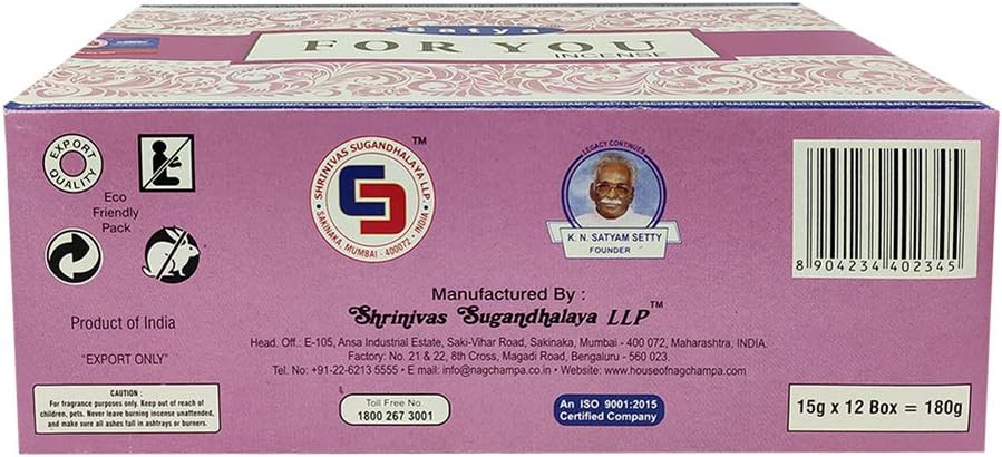 TRUMIRI Incense Stick Holder Bundle with Satya Sai Baba Nagchampa 250g Bulk Incense Sticks Nag Champa Agarbatti - Pack of 1 (Approx 250 Insence-Sticks)