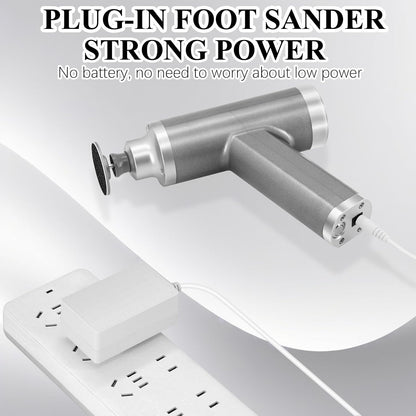 Upgraded Electric Callus Remover for Feet 4500rpm, Adjustable Speed Electric Foot Callus Remover Foot Sander Grinder Pedicure File for Women Men Dead Skin Cracked Heels (Gray)