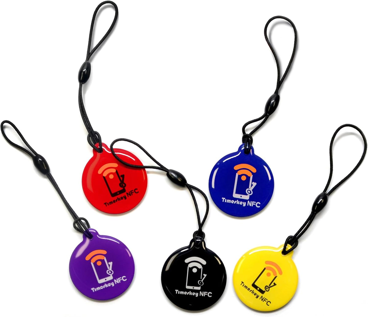 10pcs NFC Tags Keychain Ntag215 NFC Chips Programmable NFC Fob NFC Key Fob NFC Card Compatible All NFC Enabled Mobile Phones & Devices