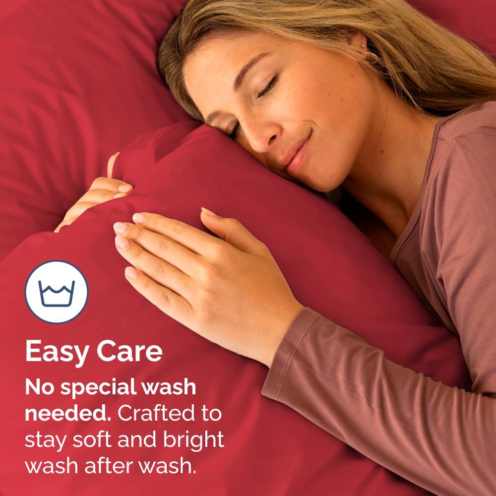 Standard Pillow Cases Set of 10 - Ultra Soft Hotel Quality Pillowcase Covers - Comfy, Cozy & Wrinkle Free - Shrink, Stain and Fade Resistant - Machine Washable Pillow Protectors - 10 Pcs Set - White - Colors B