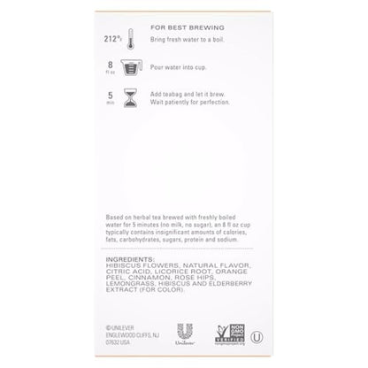 TAZO Passion Herbal Tea Bags, 120 Total Tea Bags (20ct - Pack of 6)