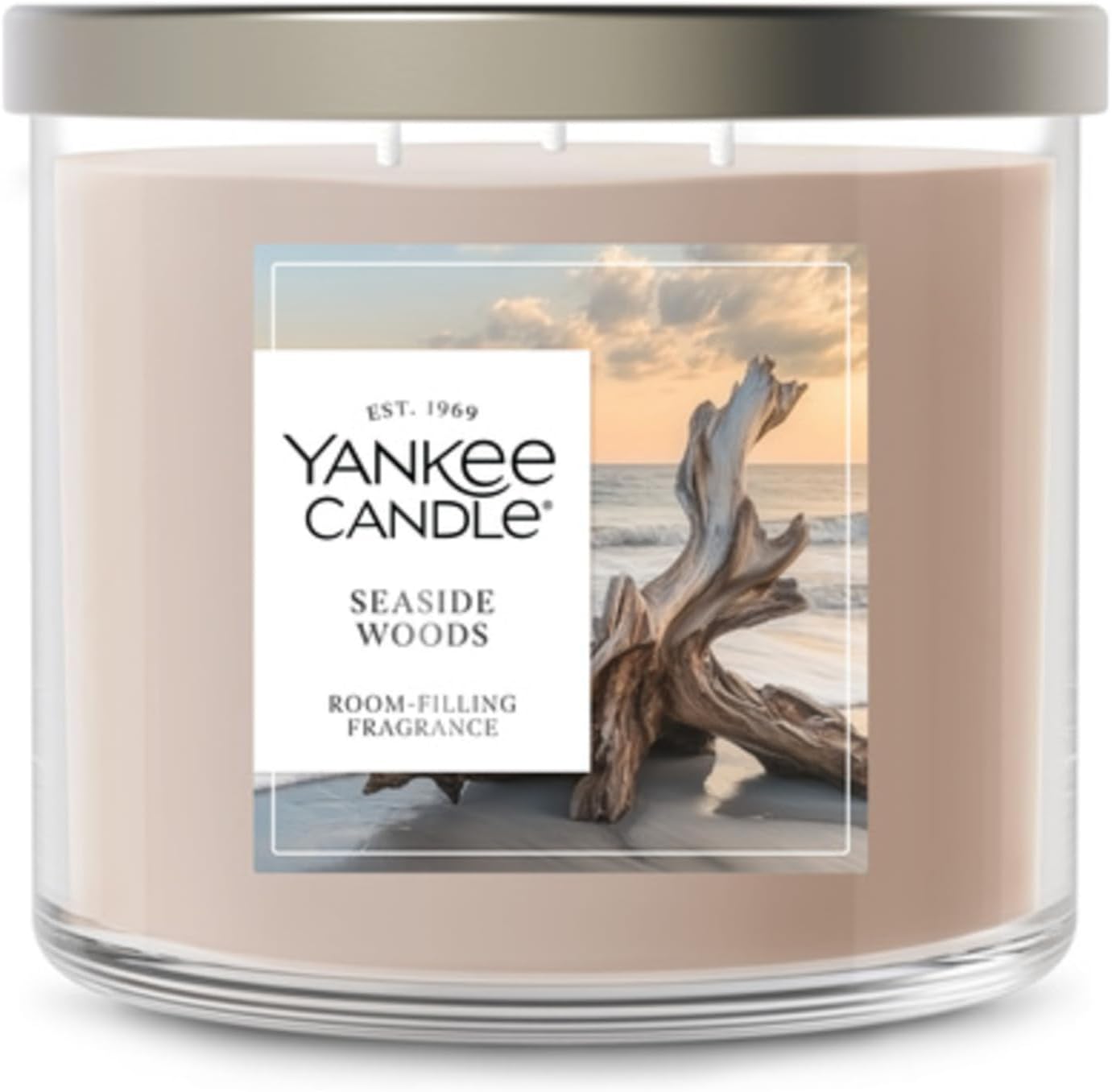 Yankee Candle Sage & Citrus, Scented Candle, 14.5oz 3-Wick Candle Jar with up to 40 Hours Burn Time, Giftable