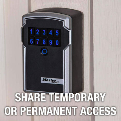 Master Lock Wall Mount Digital Key Lock Box, Bluetooth, iOS Android 5441EC