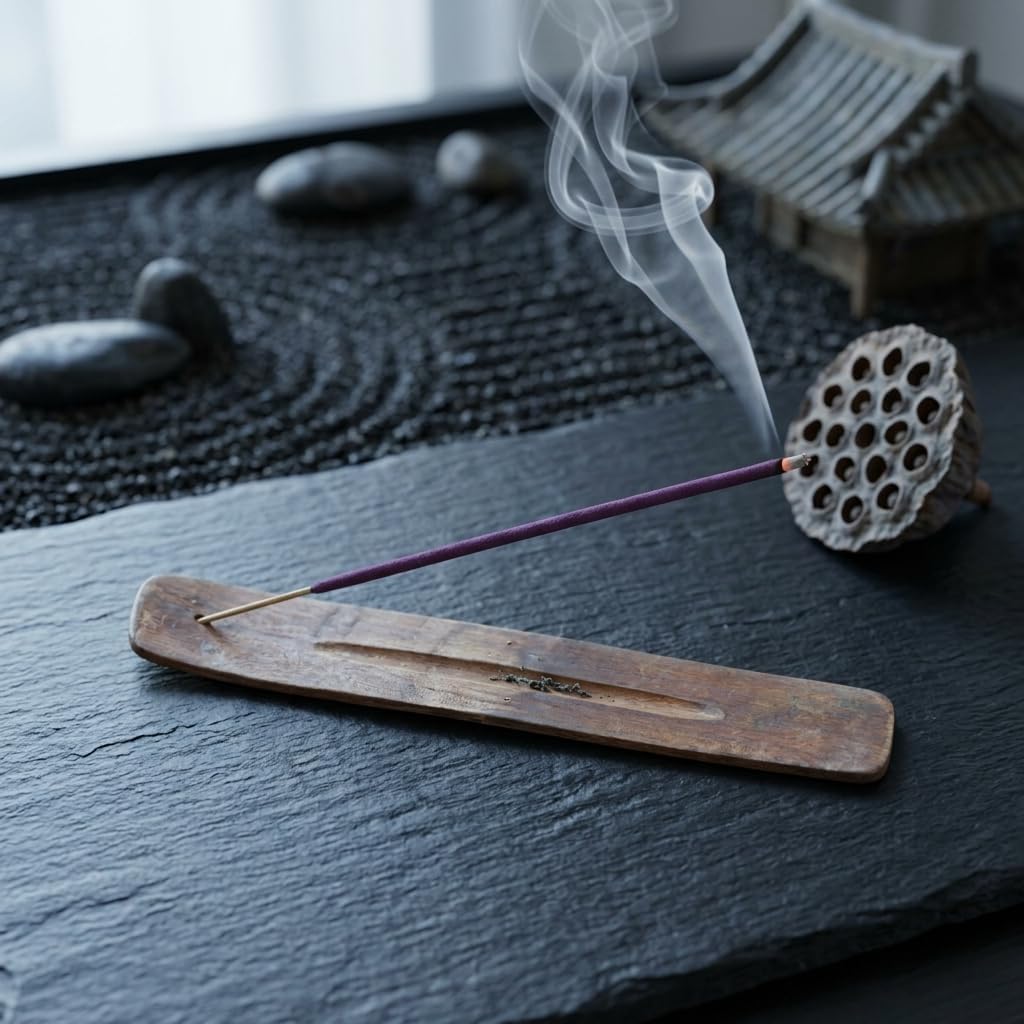 Hosley 320 Assorted Incense Sticks with Holder Eucalyptus, Fresh Bamboo, Lavender, Myrrh, Lavender Chamomile, Vanilla, Citrus, Dragon Blood Idea for Home, Wedding, Spa, Meditation & Aromatherapy