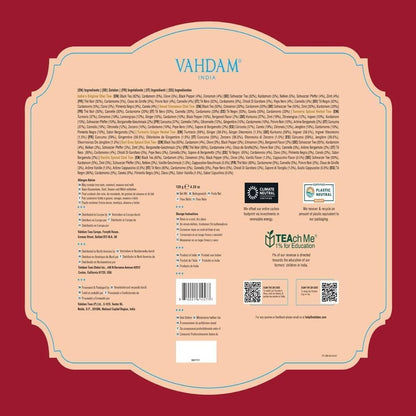 VAHDAM, Assorted Black Tea Loose Leaf Tea Gift Set (10 Flavors) Gift Ideas for Women & Men | Directly Sourced From Assam and Darjeeling | Resealable Ziplock Pouch