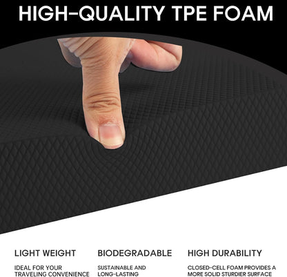 Balance Pad – Stability Trainer for Balance, Stretching, Physical Therapy, Exercise, Mobility, Rehabilitation and Core Training Non-Slip Closed Cell Foam Premium Balance Pad Knee Pad