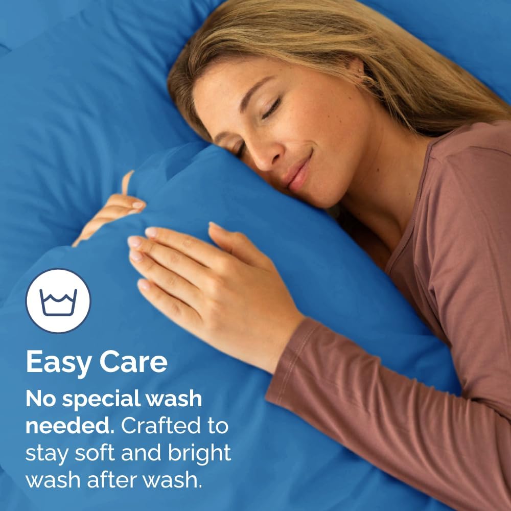 Standard Pillow Cases Set of 10 - Ultra Soft Hotel Quality Pillowcase Covers - Comfy, Cozy & Wrinkle Free - Shrink, Stain and Fade Resistant - Machine Washable Pillow Protectors - 10 Pcs Set - White - Colors A
