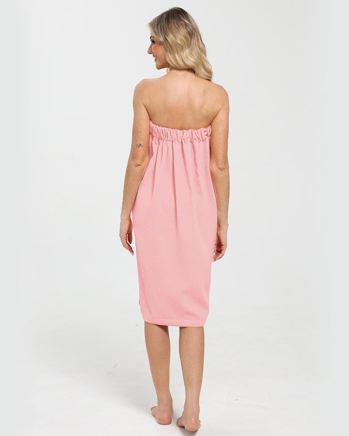 Xeoxarel Bath Towel Robe for Women, Lightweight Soft Towel Wraps, Comfortable Bathrobe, Perfect for Spa, Sauna, and Pool
