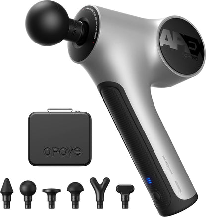 Opove Apex Massage Gun Deep Tissue 14.5mm Percussion Fascia Muscle Massager for Athletes Workout Pain Relief Recovery Relaxation, Professional Therapist Choice, Ergonomic for Effortless to Use